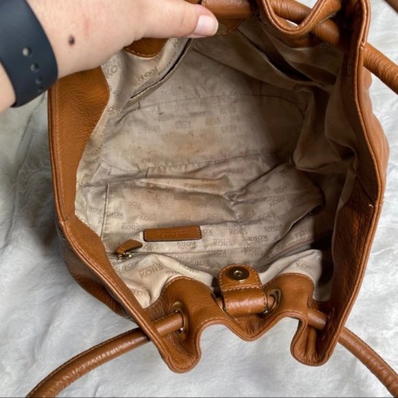 MICHAEL Michael Kors Ring Tote in Luggage Brown - Picture 8 of 9